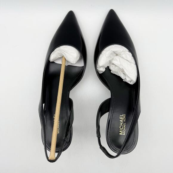 Michael Kors Womens Alina Flex Sling Pump US 8 M Black Patent Leather NIB - Picture 11 of 13